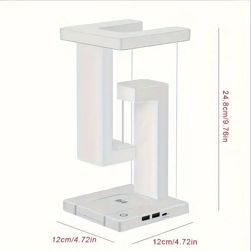 Levitating Desk Lamp wireless charger